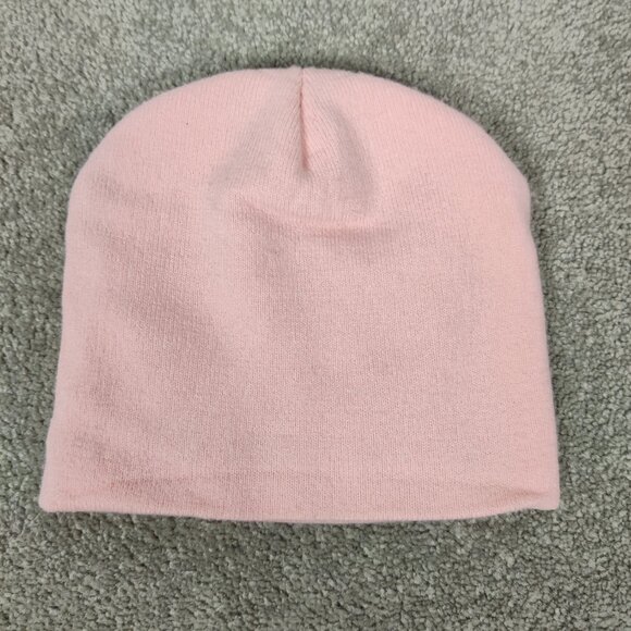 Disney Kids Beanie Cap Knitted Pink Minnie Mouse Girl Casual Fall Winter Hat - Picture 2 of 5